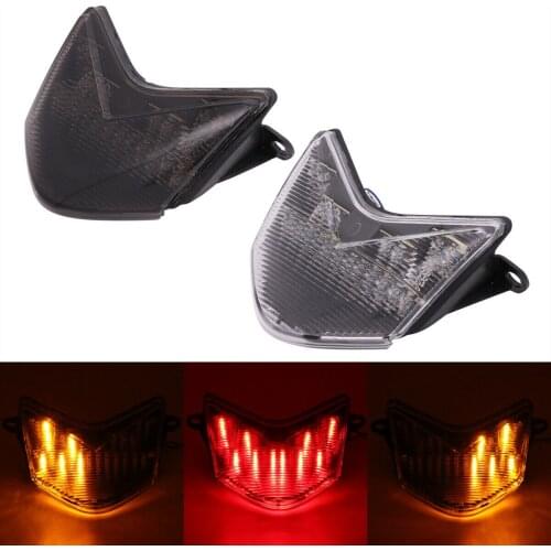 Motorcycle Integrated LED Rear Tail Light Brake Turn Signal For Kawasaki Ninja ZX6R ZX-6R Z750S 2005-2006 ZX-10R ZX10R 2006-2007