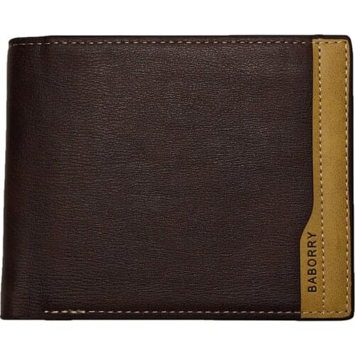 PU Leather High Quality Mens Wallet Male Casual Short Wallets RFID Blocking Money Clip Coin Purse Card Holder Photo Holders