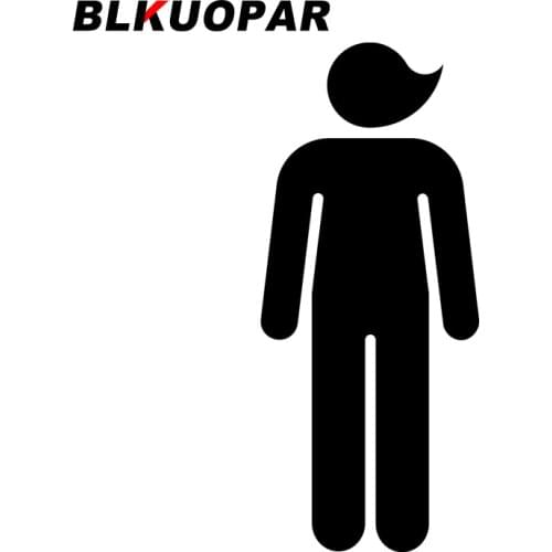 BLKUOPAR for Female Girl Car Stickers Sunscreen Scratch-Proof Decals Personality Laptop Motorcycle Vehicle Decor Car Label