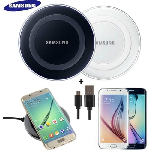Original Samsung Wireless Charger qi Charge Pad For Galaxy S6 S6 EDGE s7 S7 EDGE S8 S8+ S9 S9+ for iphone 8/11 x xr xs xs Max