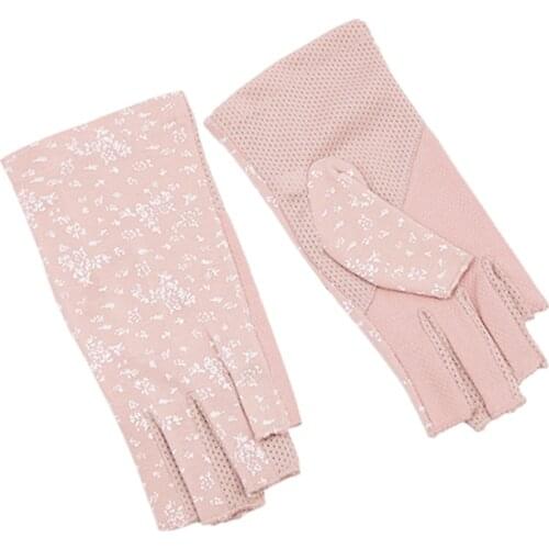 Fashion Women Sunscreen Gloves Summer Spring Lady Stretch Touch Screen Anti Uv Slip Resistant Driving Glove Breathable Guantes
