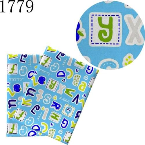 Half yard 45*140cm cartoon princess Tissue Kids Home Textile polyester cotton fabric mask 1779