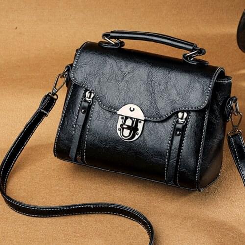 Women Luxury Solid Color Crossbody Soft PU Leather Messenger Bag Female Small Square Hand bag Office Ladies Work Bag Travel Bag