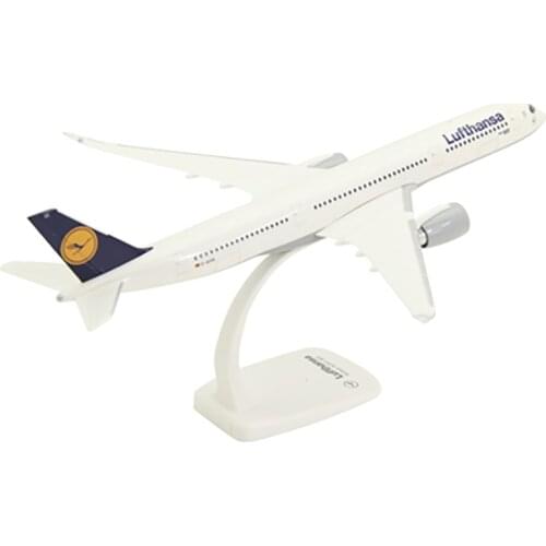 1/250 Scale Assemble Passenger Aircraft Plane Airplane Model A380 ABS Material A350 Lufthansa Model Gift Collectible Display