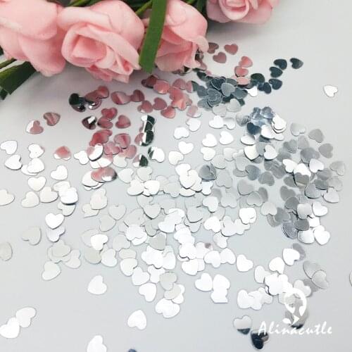 25g 6mm Heart Sequins Paillette Sewing Garment Accessories,Clothing accessories,DIY Sequins scrapbooking shakes