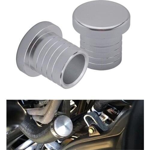 Alloy Aluminium 25/34mm Dump blow off valve Bov Blanking Plug Silicone Hose Blanking Plug