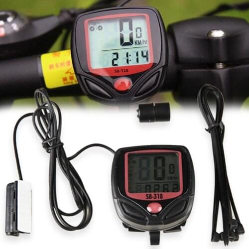 Waterproof Luminous LCD MTB Mountain Bike Bicycle Computer Speedometer Odometer Bike Cycling Mileage Recording Instrument 2020