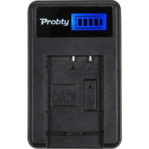 PROBTY New NP-BX1 NP BX1 NPBX1 LCD USB Camera Charger For Sony S750 S780 S950 S980 W190 W370 W180