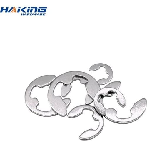 10-100pcs E clip circlip washer 304 stainless steel m1.2 m1.5 m2 m2.5 m3 m4 m5 m6 m7 m15 external retaining ring clip for shaft