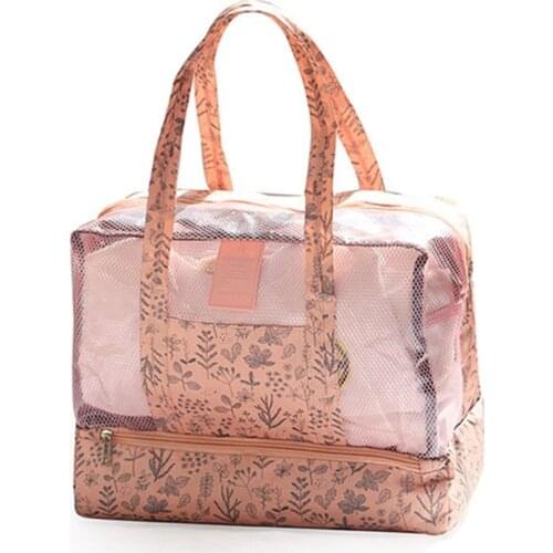 Women Tote Outdoor Sport Beach Dry Wet Separation Swimming Storage Impermeable Bag Large Capacity Waterproof Bath Wash Handbag