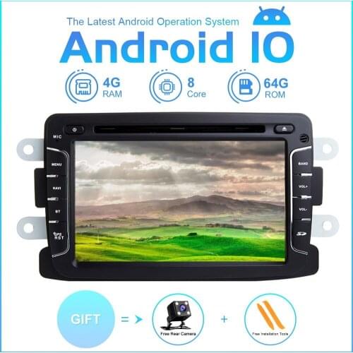 ZLTOOPAI Android 10 For Renault Duster Dacia Logan Sandero Xray 2 Auto Radio Car Multimedia Player GPS Navigation DVD CD Player