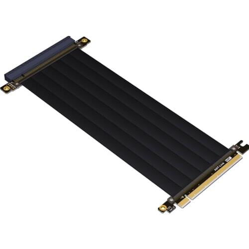 128G/Bps PCI-E X16 to 3.0 X16 Male to Female Riser Extension Cable Graphics Card PC Install Chasis PCI Express Extender Ribbon