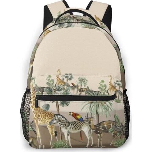 2021 Backpack Women Shoulder Bag Animal Landscape Fashion School Bag For Teenage Girl Backpacks Travel Bag