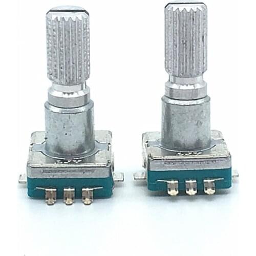 5pcs Encoder Switch EC11 Without Push Button Turn Left or Right Self Reset Rotary Switch 5pin SMD Handle Length 20mm Plum Shaft