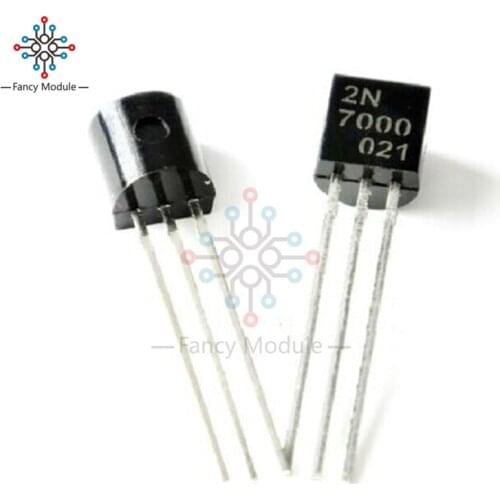 50PCS 2N7000 TO-92 MOSFET N-CHANNEL 60V 0.2A Transistor