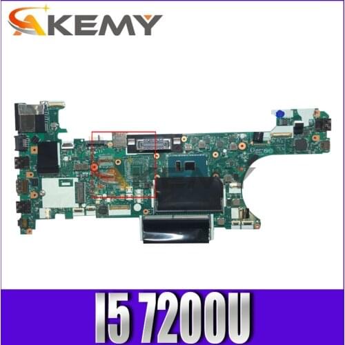 Akemy CT470 NM-A931 For Lenovo Thinkpad T470 Notebook Motherboard FRU 01AX963 01LV671 01HX636 CPU I5 7200U DDR4 100% Test Work