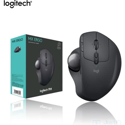 Logitech MX Ergo Wireless Trackball Mouse 2.4G wireless Bluetooth CUSTOMIZED COMFORT RECHARGEABLE BATTER
