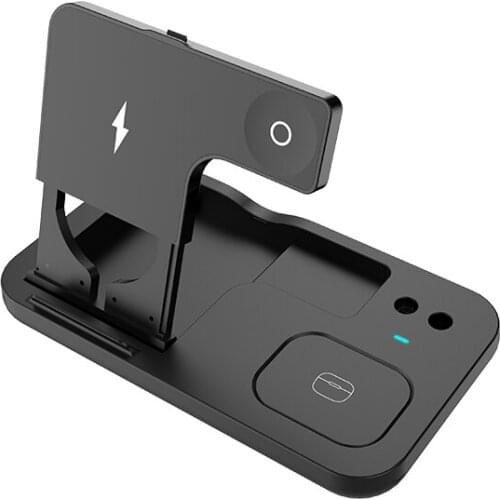 General wireless charger stent USBC 4 in1 15 w drinking water fee iPhone12 iWatch Airpods mobile phones