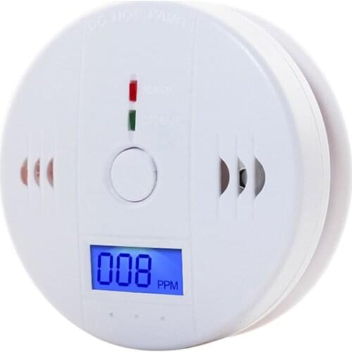 Profession Home Safety CO Carbon Monoxide Poisoning Smoke Gas Sensor Warning Alarm Detector LCD Displayer Kitchen