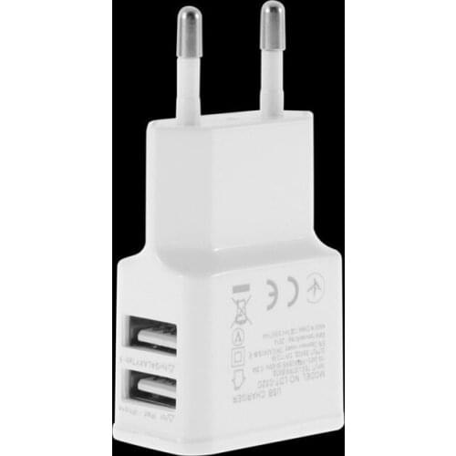 Eu Plug 5V 2A Dual Usb Universele Mobiele Telefoon Laders Travel Power Charger Adapter Plug Charger Voor Iphone Voor android