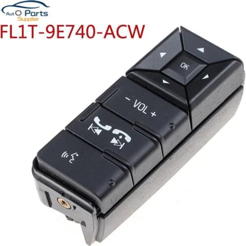 FL1T-9E740-AC For Ford Cruise Switch Multifunction Steering Wheel Switch Volume Button Switch FL1T9E740AC