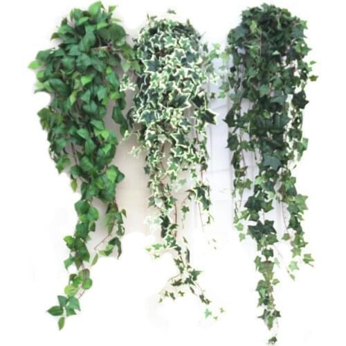 3pcs Artificial Green Eucalyptus Garland Willow Leaves DIY Artificial Plant Garland Wedding Birthday Party Home Garden Decor