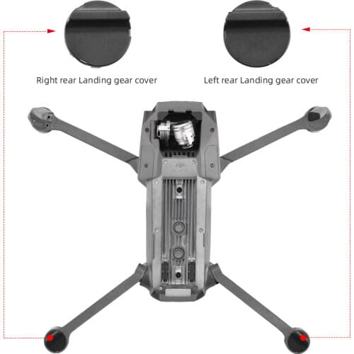 Left/Right Rear Landing Gear Motor Cover Repair Replacement for DJI Mavic Pro Drone Rear Leg Cap Spare Parts Drone Accessories