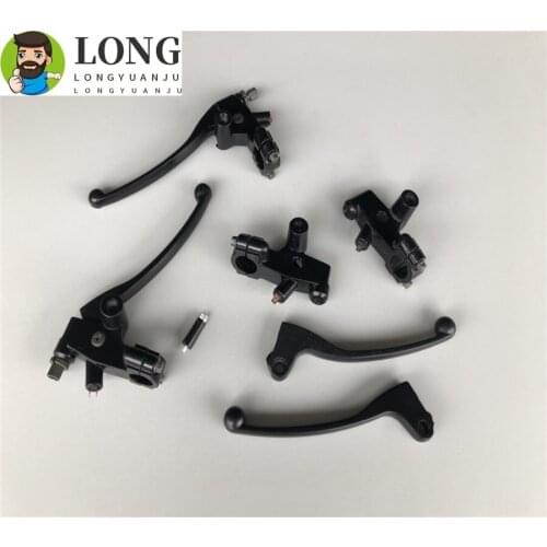 Motorcycle Front Left Brake Clutch Lever Lens Holder Master Cylinder Clutch Handle 7/8" 22mm Clutch Lever Adjust For Honda CB