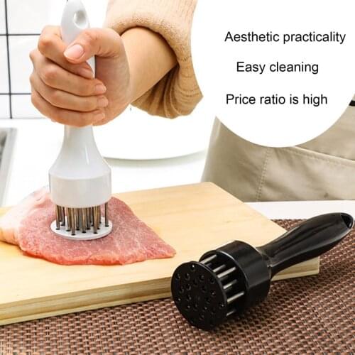 Stainless steel meat hammer kitchen pine meat needle steak tenderizer pork chop hammer tool home design kitchen gadgets