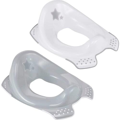 Reducer WC STARS child toilet adapter for any normal bath or high quality plastic laptop in silver or white color