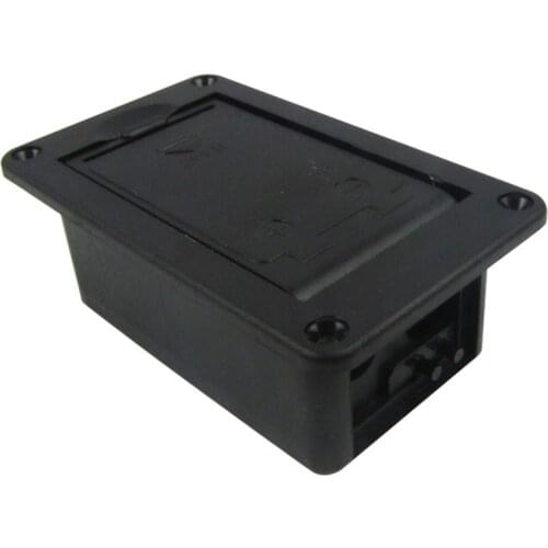 FLEOR Plastic Guitar 9V Battery Holders Box Case Cover for Guitar Bass Active Pickup Mounting