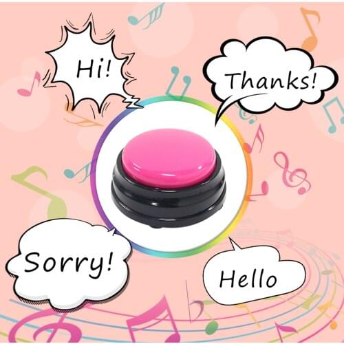 Portable Kids Voice Recording Sound Button Parent-child Interactive Toy Answering Buttons Children Language Education Toys Game