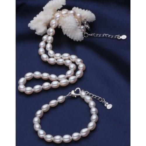 Stunning sets 12-13mm south sea white baroque pearl necklace18"bracelet7.5-8"
