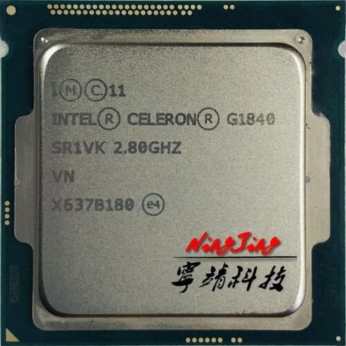Intel Celeron G1840 2.8 GHz Dual-Core Dual-Thread CPU Processor 2M 53W LGA 1150