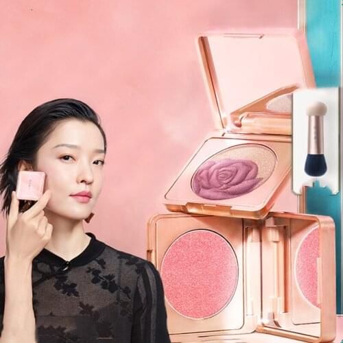 Rouge Blusher/Natural Nude Makeup Pearlescent Light Shining Vigorous Girl Brightening Skin Color