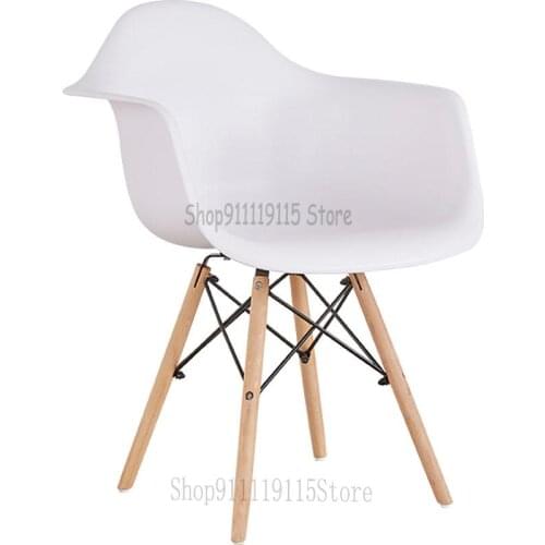 Nordic Chair Creative Home Modern Simple Study Computer Stool Back Chair Negotiation Desk Chair Dining Chair