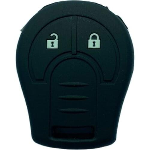 Silicone rubber car Key Remote Shell Bag cover case For Nissan Juke Micra Qashqai Note Cube 2 Button key