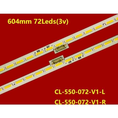 LED backlight strip 72 lamp for Phi li p 55"TV CL-550-072-V1-L R 11800822 LK10024666-AO 55PUS7101