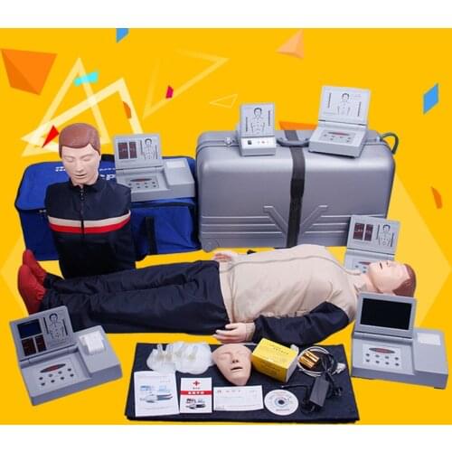 Cardiopulmonary Resuscitation Simulator Full Body/Half Body First Aid Artificial teaching model Breath chess press Training