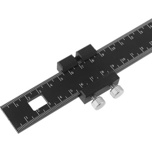 Ultra Precision T Square Ruler, High-precision Marking Ruler, T Type Hole Ruler for Woodworking Marking Scribing Line P15F