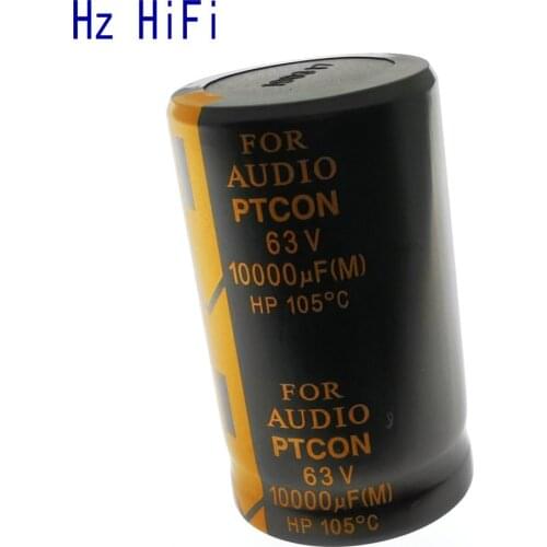 2PCS 63V10000UF 63V 10000UF 105C Amplifier FOR Audio Electrolytic Capacitor 10000UF/63V