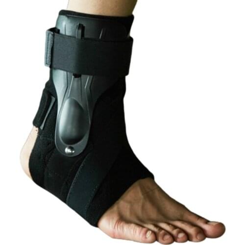 Ankle Brace Support Sports Foot Stabilizer Adjustable Bandage Anklet Splint Protective Wrap for Guard Sprains Injury Unisex 1 PC