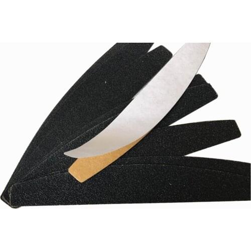 10 Pcs Removalble Pads Durable Nail File Replacement Sandpaper Halfmoon Shape
