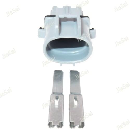 2 Pin Unsealed Male Connector Automotive Electronic Fan Wiring Cable Socket With Terminal 4.8 Series Auto Parts