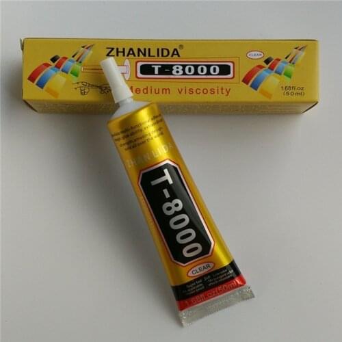 2Pcs 50ML T8000 Glue For Touch Screen Mobile Phone Frame Epoxy Resin Adhesive Diy Jewelry Art Glass Crystal Jewelry