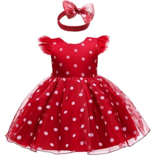 2021 Girls Dresses Kid Children Princess Dress Infant Girl Fantasy Dress Red Kawaii Dresses Evening Dress Birthday Wedding Gown