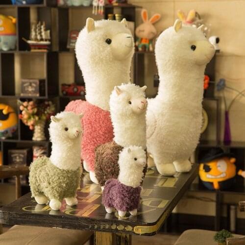 28cm New Alpaca Plush Toys 7 Colors Cute Stuffed Animal Doll Soft Home office decor Kids Birthday Party Christmas Gifts