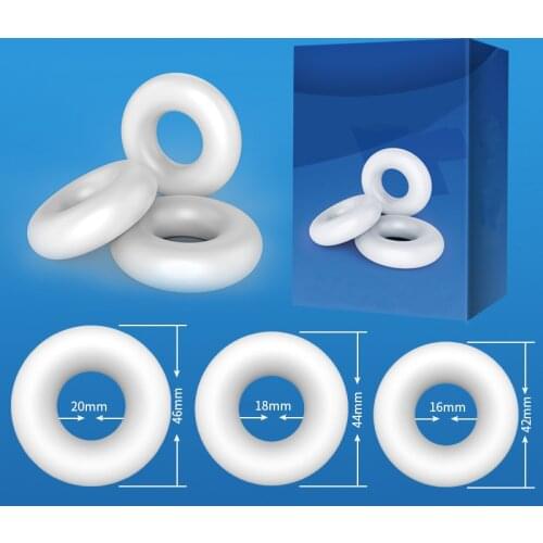 3 PCS Set Penis Ring Adult Men Ejaculation Delay Cock Penis Enlargement Sex Toys Adults Product Durable for Male Sex Rings Sexy