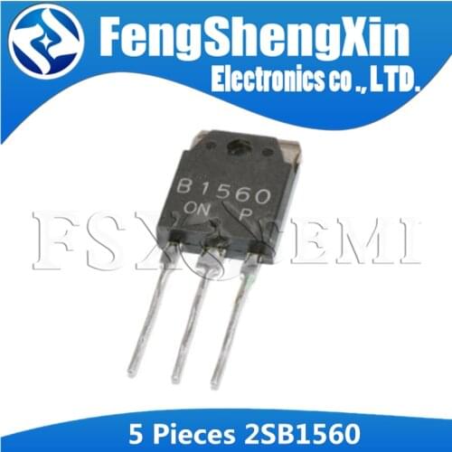 5PCS 2SB1560 TO-3P B1560 TO3P Darlington sound tube