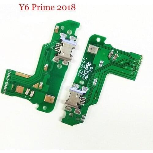 5pcs/Lot USB Charging Port Board Dock Charger Plug Connector Flex Cable For Huawei Y6 Prime 2018 /Y6 2018
